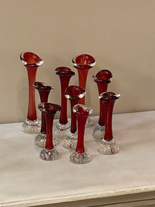 A collection of Swedish Aseda stem vases