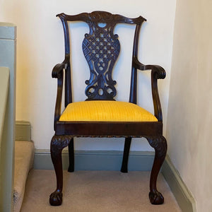 Open elbow chair in the manner of Robert Mainwaring