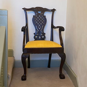 Open elbow chair in the manner of Robert Mainwaring