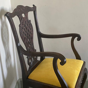 Open elbow chair in the manner of Robert Mainwaring