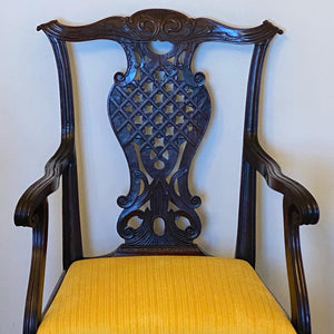 Open elbow chair in the manner of Robert Mainwaring
