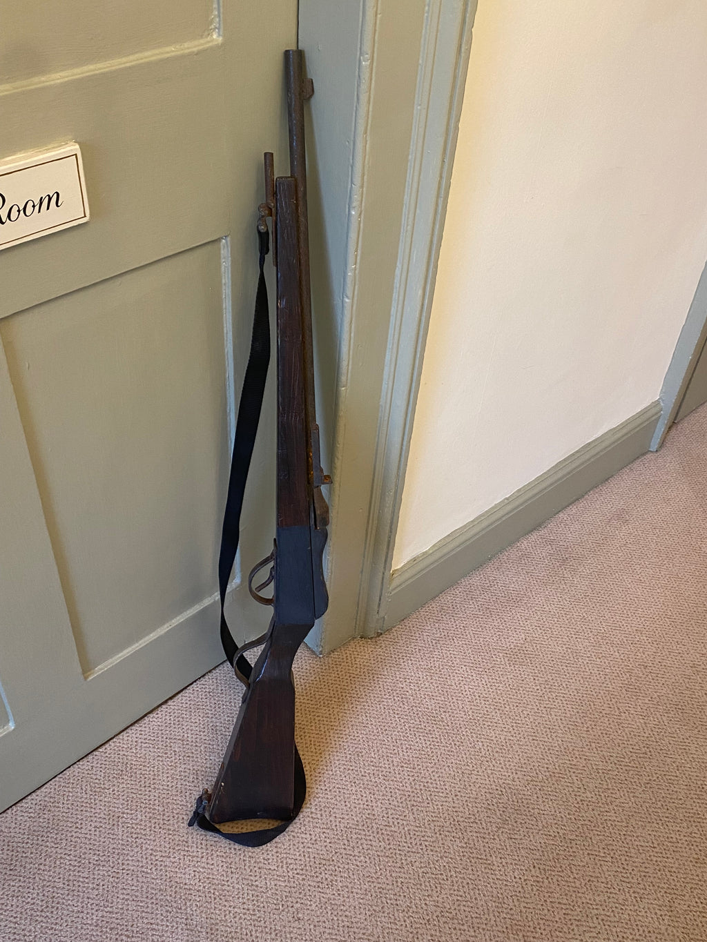 A film prop Martini Henry MkII rifle from the film Zulu Dawn Chairman