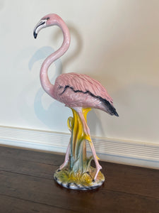 Majolica Flamingo Circa 1950