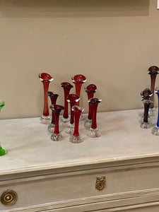 A collection of Swedish Aseda stem vases