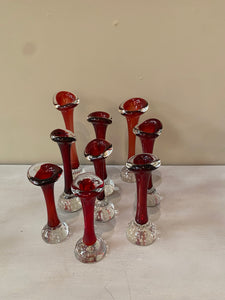 A collection of Swedish Aseda stem vases