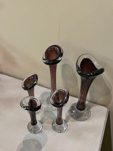 A collection of Swedish Aseda stem vases