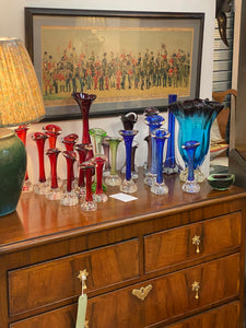 A collection of Swedish Aseda stem vases