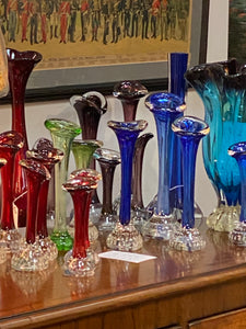 A collection of Swedish Aseda stem vases