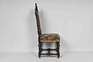 Confederate Style Carved Eagle Side Chair (19thC)
