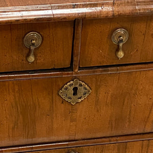 William & Mary Walnut Veneer Chest of Drawers