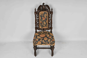 Confederate Style Carved Eagle Side Chair (19thC)