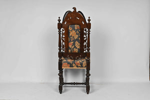 Confederate Style Carved Eagle Side Chair (19thC)