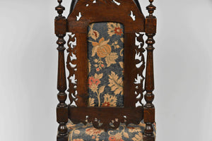 Confederate Style Carved Eagle Side Chair (19thC)