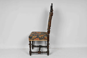 Confederate Style Carved Eagle Side Chair (19thC)