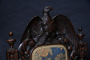 Confederate Style Carved Eagle Side Chair (19thC)
