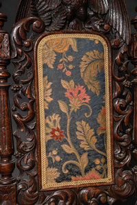 Confederate Style Carved Eagle Side Chair (19thC)