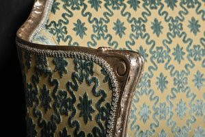Venetian Silver Gilt Settee, Love Seat Or Canape