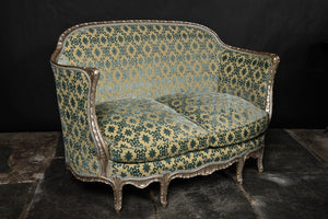 Venetian Silver Gilt Settee, Love Seat Or Canape