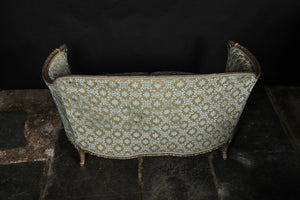 Venetian Silver Gilt Settee, Love Seat Or Canape