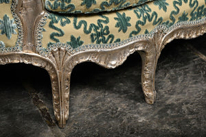 Venetian Silver Gilt Settee, Love Seat Or Canape