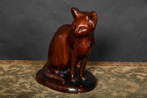 Antique Cat - 19thC Scottish Salt Glazed Cat