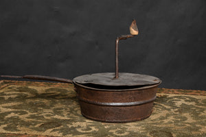 Early 19th Century Swedish Chestnut Roasting Pan.