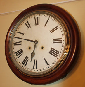 C19th Ansonia School Clock With Suggested Harrow School Connections.