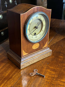 A Sheraton Revival Mantle Clock