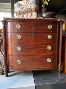 Bow Fronted Regency Chest of Drawers