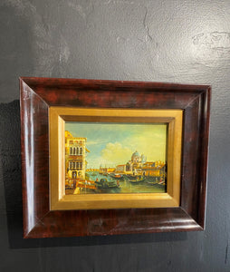 The Grand Canal, Venice oil on board