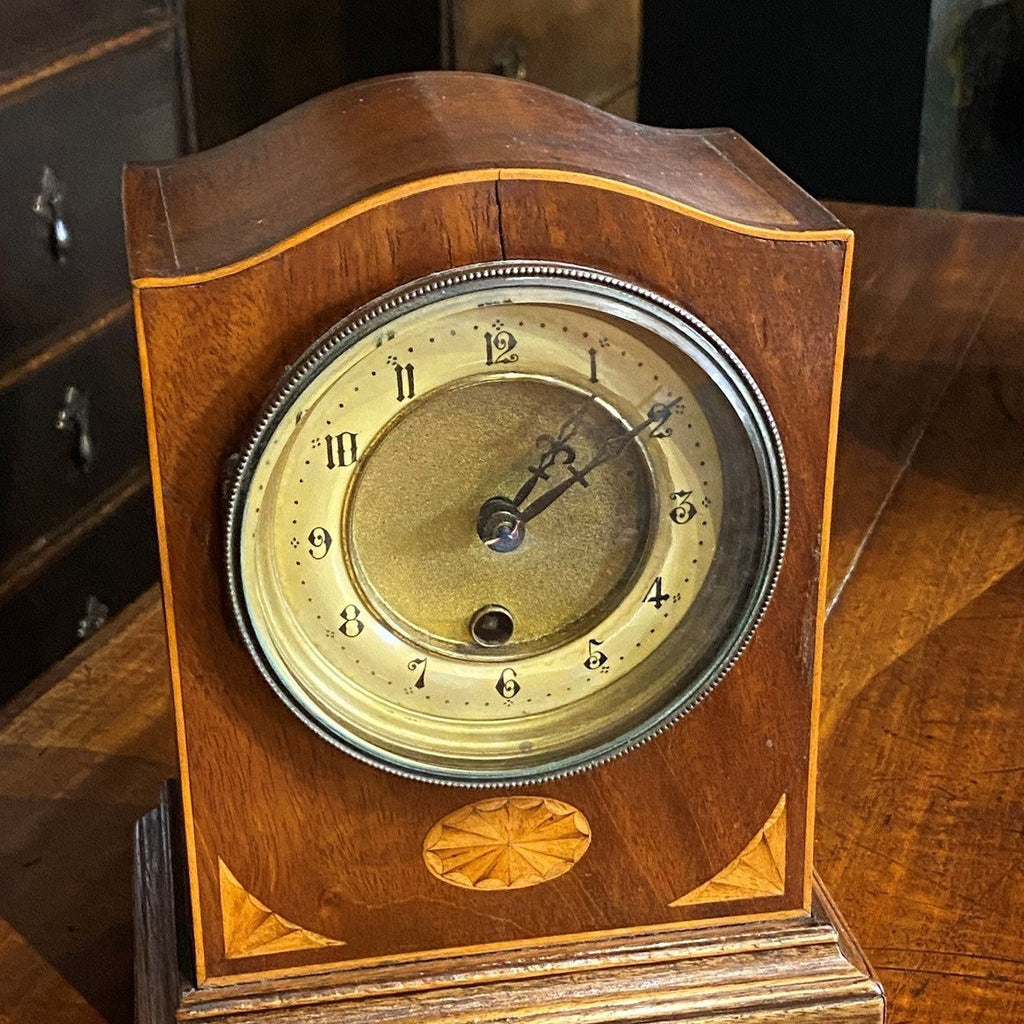 A Sheraton Revival Mantle Clock – Chairman Antiques