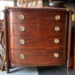 Bow Fronted Regency Chest of Drawers