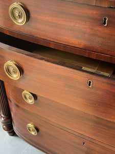 Bow Fronted Regency Chest of Drawers
