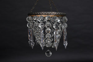 Kitsch European Leaded Crystal Chandelier