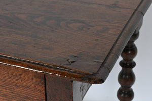 William & Mary Oak Side Table (Circa 1690)