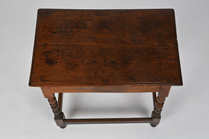 William & Mary Oak Side Table (Circa 1690)