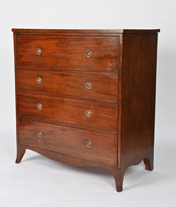 Regency Secretaire Chest of Drawers of Mahogany