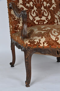 Antique Armchairs - A Pair of Louis XVI Fruitwood Salon Chairs