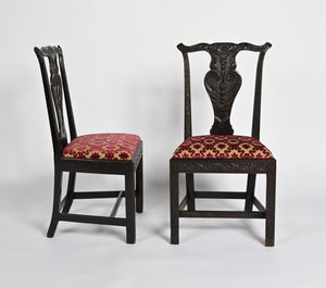 Scottish Carved Chippendale Side Chairs