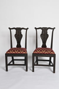 Scottish Carved Chippendale Side Chairs