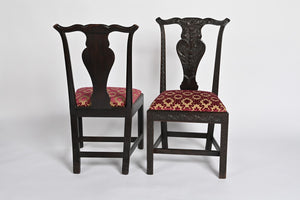 Scottish Carved Chippendale Side Chairs
