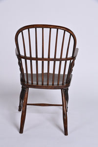 Lincolnshire Low Stick Back Windsor Armchair C1850