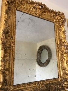 An Ornate and Stunning C18th Split Plate Mirror