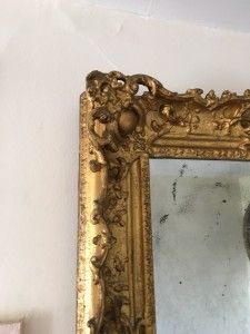 An Ornate and Stunning C18th Split Plate Mirror