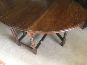 Oak Gate Leg Table