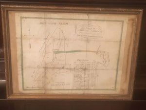 Framed Regency Estate Map Of Suffolk & Lord Henniker Interest.