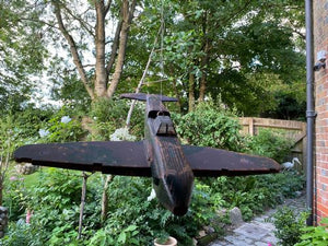 Rare Ww2 Folk Art Model Of An Raf Boulton Paul Defiant Night Fighter.