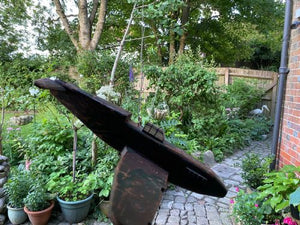 Rare Ww2 Folk Art Model Of An Raf Boulton Paul Defiant Night Fighter.