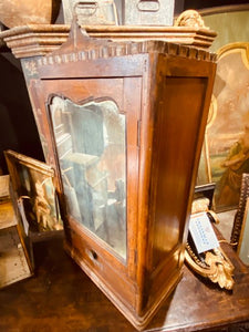 Anglo Indian Mirrored Cabinet With Draw
