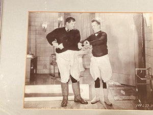 Eight Framed Laurel & Hardy Italian Tour Publicity Stills (1950)